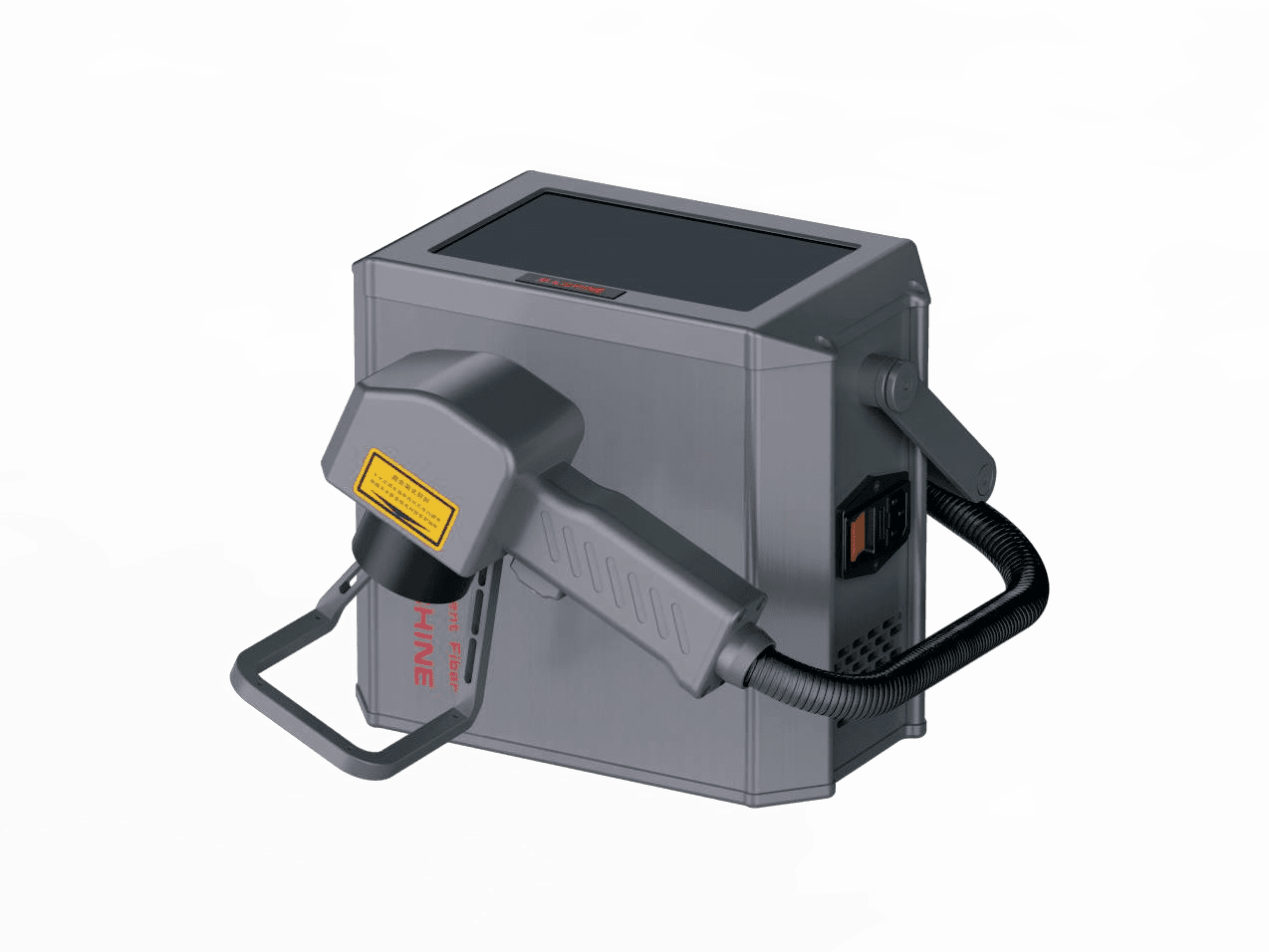 battery operated portable fiber laser marking machine